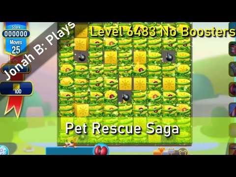 Pet Rescue Saga Level 6483 No Boosters