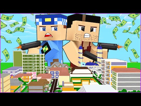 Commissioner Kerem and Brother Kemal bought the whole city! 😱 - Minecraft