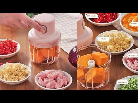 Neural Electric Fruit Vegetable Onion Garlic Cutter Food Speedy Chopper