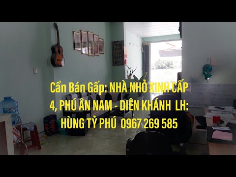Bán Đất Tặng Nhà Cấp 4 Khu Đô Thị Phú Ân Nam Diên Khánh