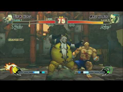 「HD」Justin Wong vs Mike Watson Devastation 2009 SFIV