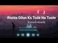Rishta Dilon Ka Tode Na Toote Sunidhi Chauhan Anu Malik Best Hindi Song Lofi Songs Lofi