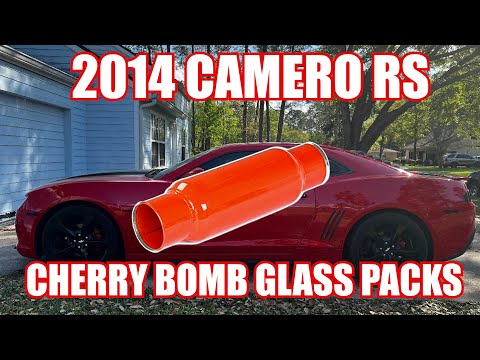 2014 Camaro RS cherry bomb glass packs.