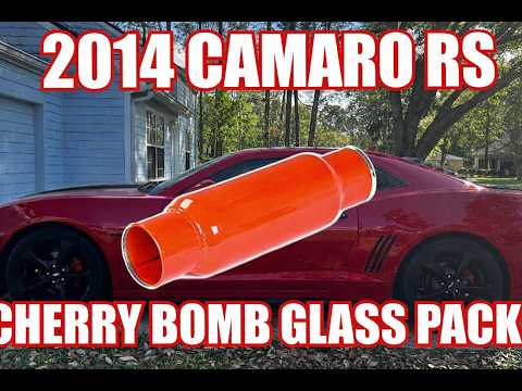 2014 Camaro RS cherry bomb glass packs.