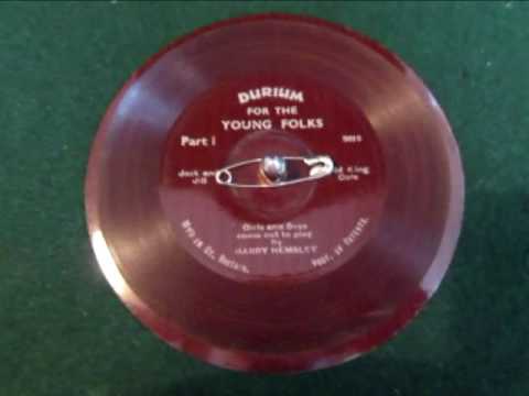 Durium - Nursery Rhymes - Harry Helmsley Record 1 of 3 HMV 102