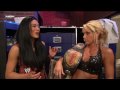 Melina And Michelle McCool Backstage