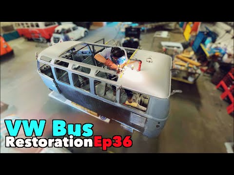 VW Bus Restaurierung - Folge 36 - Endlich Farbe! | Mich Bergsma