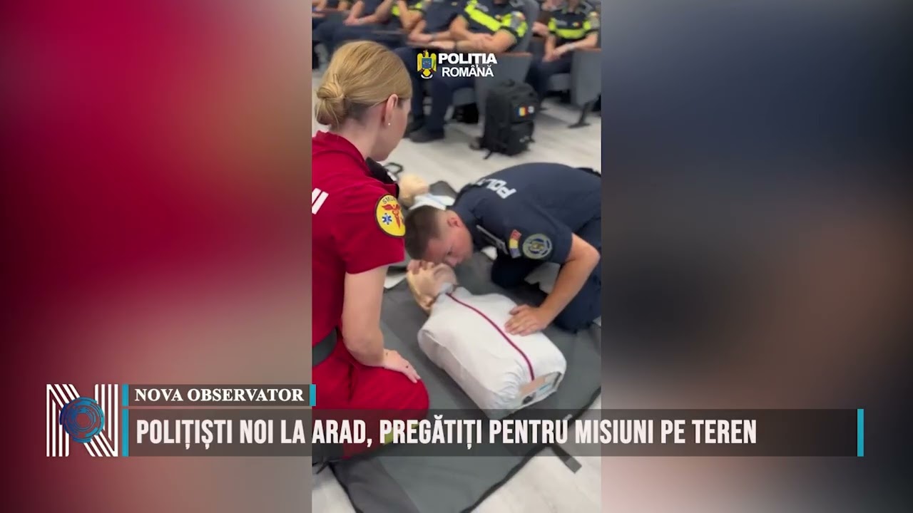 Polițiști noi la Arad, pregătiți pentru misiuni pe teren