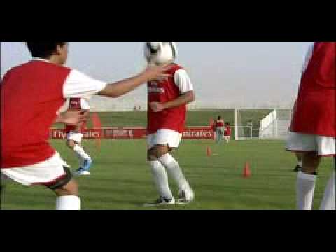Silvestre at Arsenal Soccer School Dubai