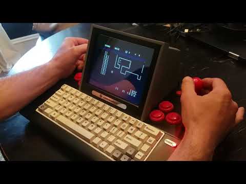 CyberDeck CBM X64+   BMC64 Powered Luggable Commodore 64/128