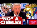 ANCELOTTI explica NO IR A CIBELES con el REAL MADRID: 