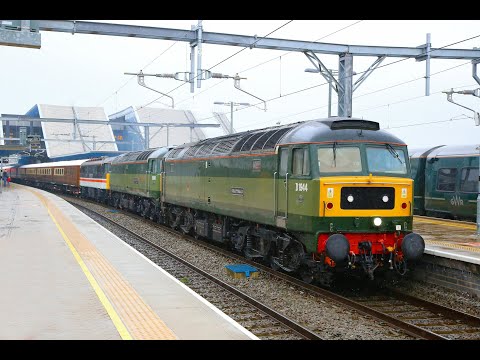 47501 +47805 + 87002 on 5Z36 at Reading   28/02/20