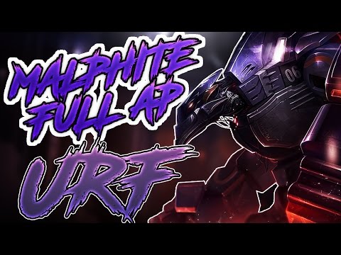 URF 2017 FULL AP MALPHITE - Ultra Rapid Fire 2017 MALPHITE - ALL RANDOM URF 2017