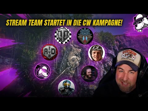 Das Stream Team startet in die Clanwars Manöver Kampagne im 7vs7 Modus! [WoT - Gameplay - Highlight]
