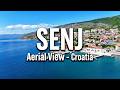 Senj Croatia Aerial Video Of Senj Bay And Port