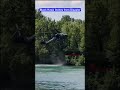 Croatian Black Hawk Nearly Crashes During Water Landing!