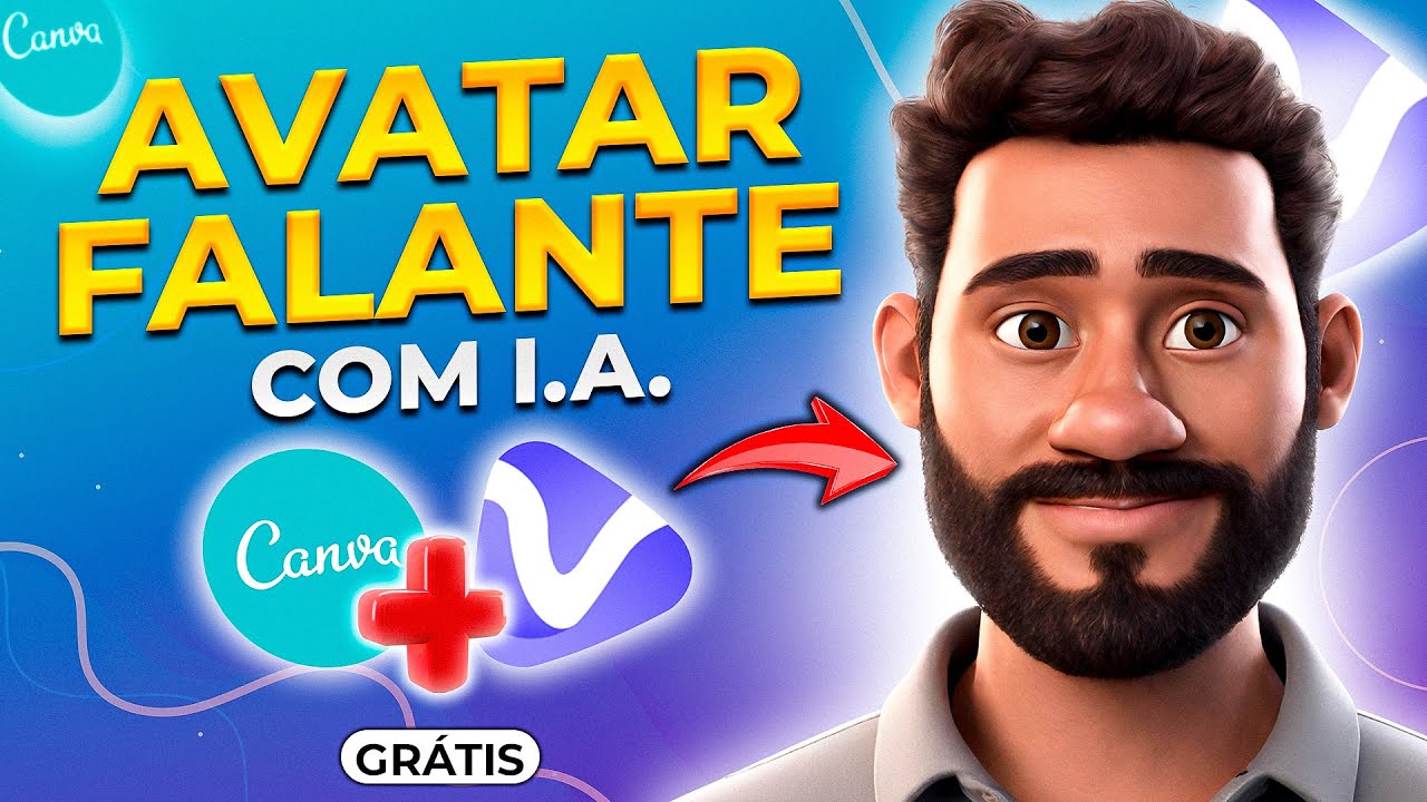 (GRÁTIS) - Nova Forma Para Criar Avatar Falante Usando O Canva E Inteligência Artificial 2024