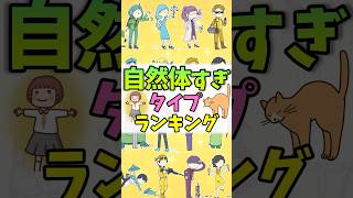 【16TYPE】自然体すぎるランキング #mbti #16パーソナリティ #shorts #ランキング