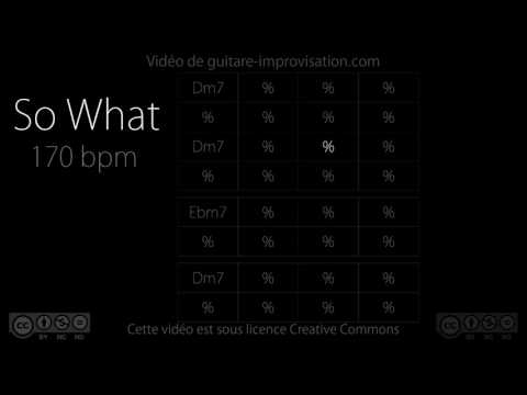 So What (170 bpm) : Jazz Backing track