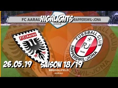 Highlights: Fc Aarau vs Fc Rapperswil - Jona (26.05.19)