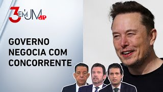 Starlink, empresa de Elon Musk, deve ser barrada no Brasil? Ghani, Segré e Trindade comentam