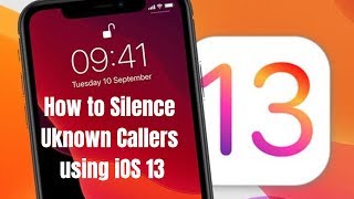 How To Silence Unknown Callers using iOS 13