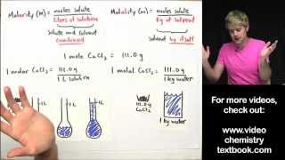 What's the Difference Between Molarity and Molality?