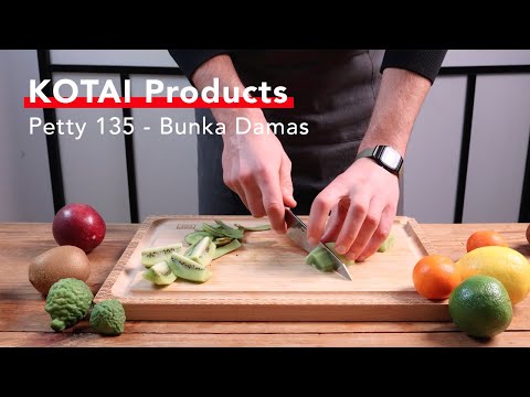KOTAI - Bunka Damas collection - Petty Knife / couteau Petty 135 mm.