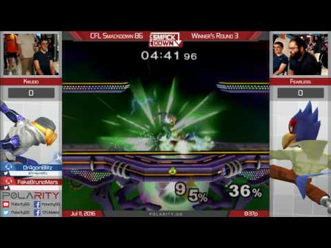 CFL Smackdown 86 - Krudo (Sheik) vs Fearless (Falco) - SSBM Winners R3