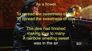 Stevie Wonder Karaoke - Come Back As A Flower