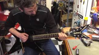 Video thumbnail for Washburn DIME 333 BJ Black Jack Dimebag Darrell Sound by Tayfun Çotuk