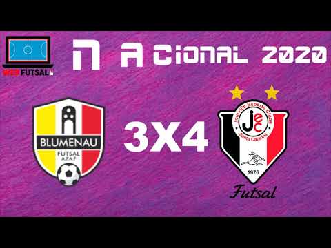 Gols - Blumenau 3 X 4 JEC/Krona - Liga Nacional 2020