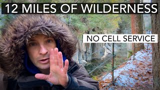 Long Cold Hike at the Chesterfield Gorge