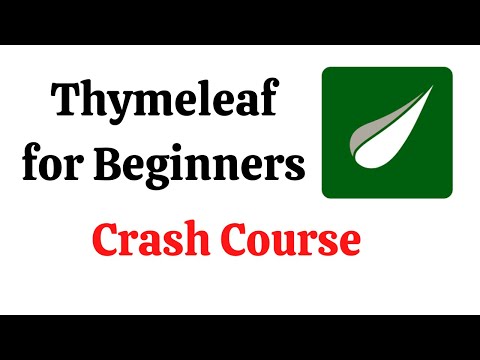 Java Thymeleaf Template Tutorial Crash Course