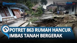 Penampakan 863 Rumah Hancur Imbas Tanah Bergerak di Tegal, Ada yang Rata dengan Tanah!
