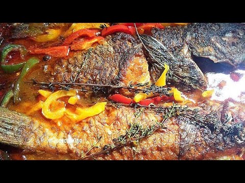 Jamaican Brown Stew Fish | Stew Fish Recipes | Brown Stew Fish | Jamaican Food | Snapper Fish