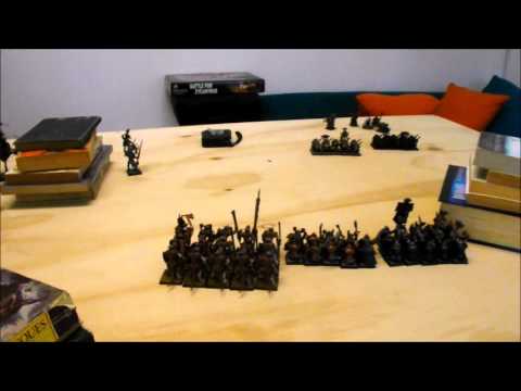 Warhammer Fantasy Battle Report - Dwarfs vs Dwarfs and Lizardmen