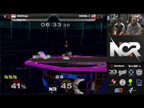 NCR 2015: Melee - Bracket Pools - Winner Semis: MIOM|Toph (Fox) vs MIOM|Dr.Z (Puff)
