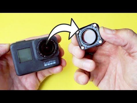 GoPro Hero 5/6/7 : How to Take Off Lens (Need Strong Fingers)