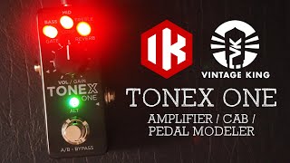 Video thumbnail for IK Multimedia TONEX ONE Amplifier / Cab / Pedal Modeler by Pedal of the Day
