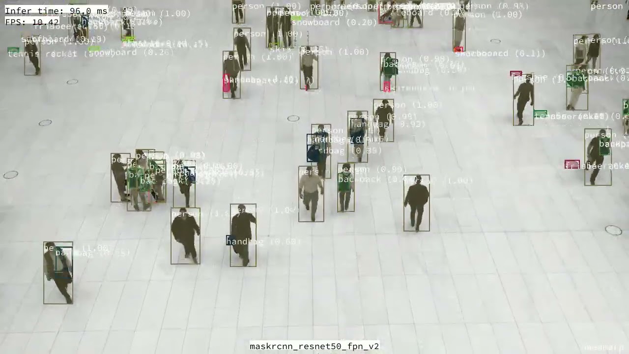 Mask R-CNN Instance Segmentation Demo | Inference using PyTorch & TorchVision | 3