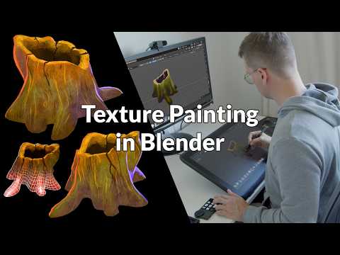 How to Texture Paint in Blender -- Using XPPen Artist Pro 22 (Gen 2) + Ucupaint, Auto Reload & Krita