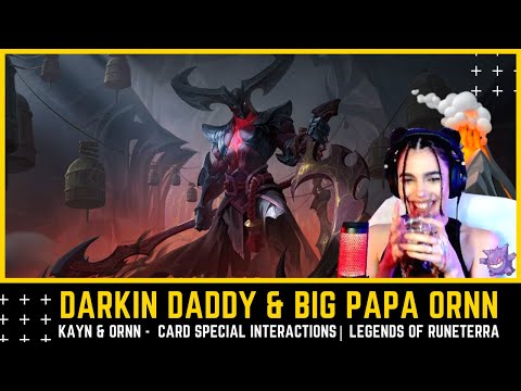 Dinka Kay REACTS: Kayn & Ornn - Card Special Interactions | Legends of Runeterra