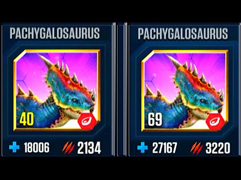 PACHYGALOSAURUS VS PACHYGALOSAURUS | JURASSIC WORLD THE GAME