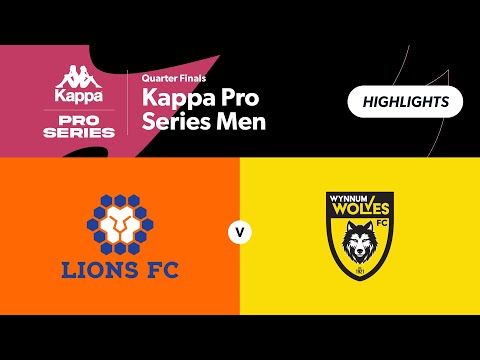 Kappa Pro Series Men Round - Lions FC Men vs Wynnum Wolves Highlights