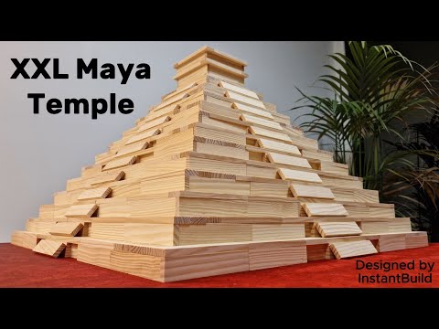 How to Build Maya Landmark with Kapla? Watch to Find Out!