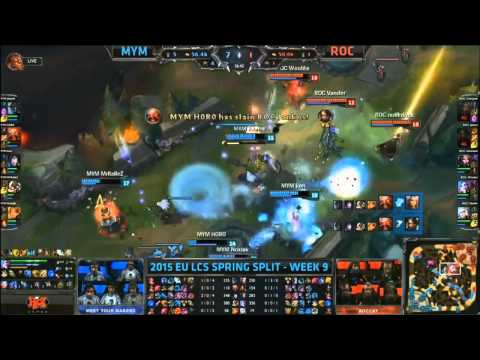 Meet Your Makers vs ROCCAT - HIGHLIGHTS - EU LCS Spring 2015 - W9D2 - Season 2015 - LoL