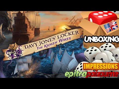 Davy Jones' Locker The Kraken Wake - Unboxing & Impressions (EN) by Epitrapaizoume