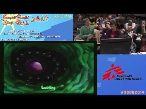Psychonauts SGDQ 2014 by Duke Bilgewater in 55:06