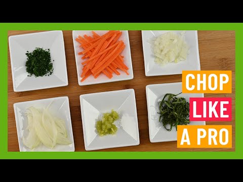 Basic knife skills for beginners - Learn from a CHEF